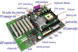 motherboard slot types|A Diagram (and Explanation) of Motherboard Parts and .